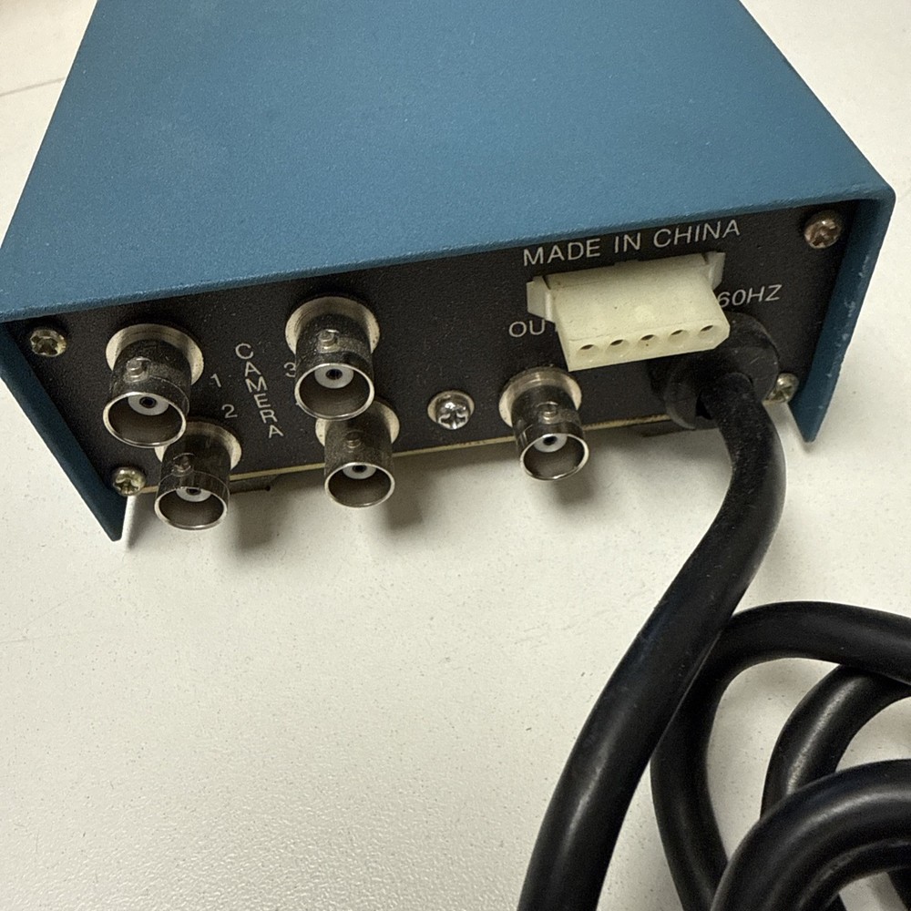 National Electronics nl104a Camera Controller 4 BNC ports by-pass