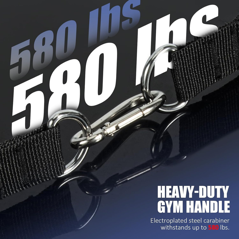 2 Pack Upgraded Exercise Handles, Gym Handle Equipment for Cable Machine Attachm