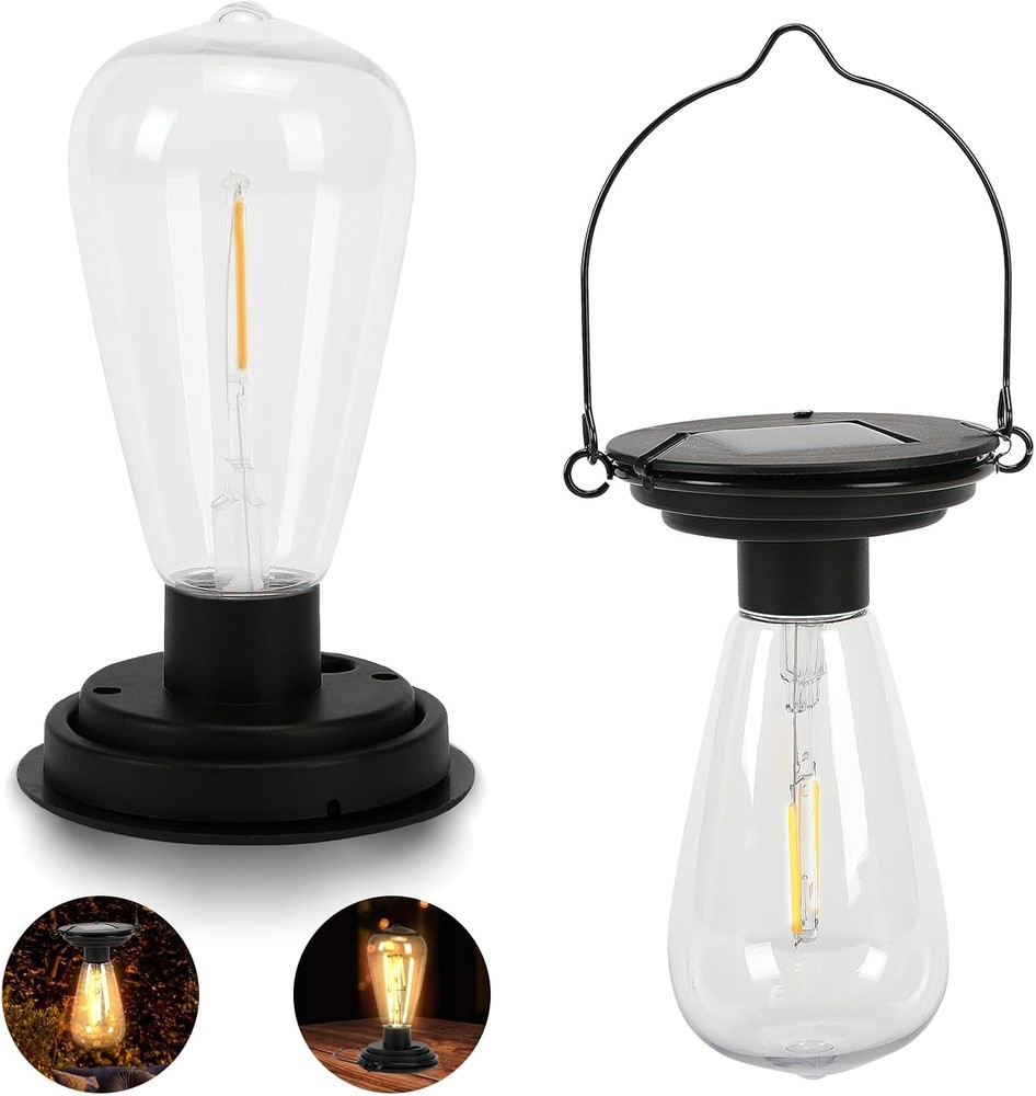 Replacement Solar Light Tops-Solar Bulbs for 2 PACK, Warm White