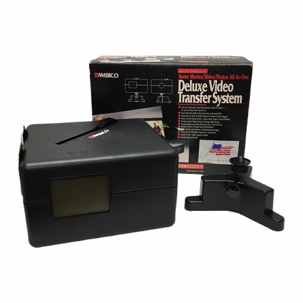 AMBICO Deluxe Video Transfer System Model No. V-0650 Do-it-yourself Untested