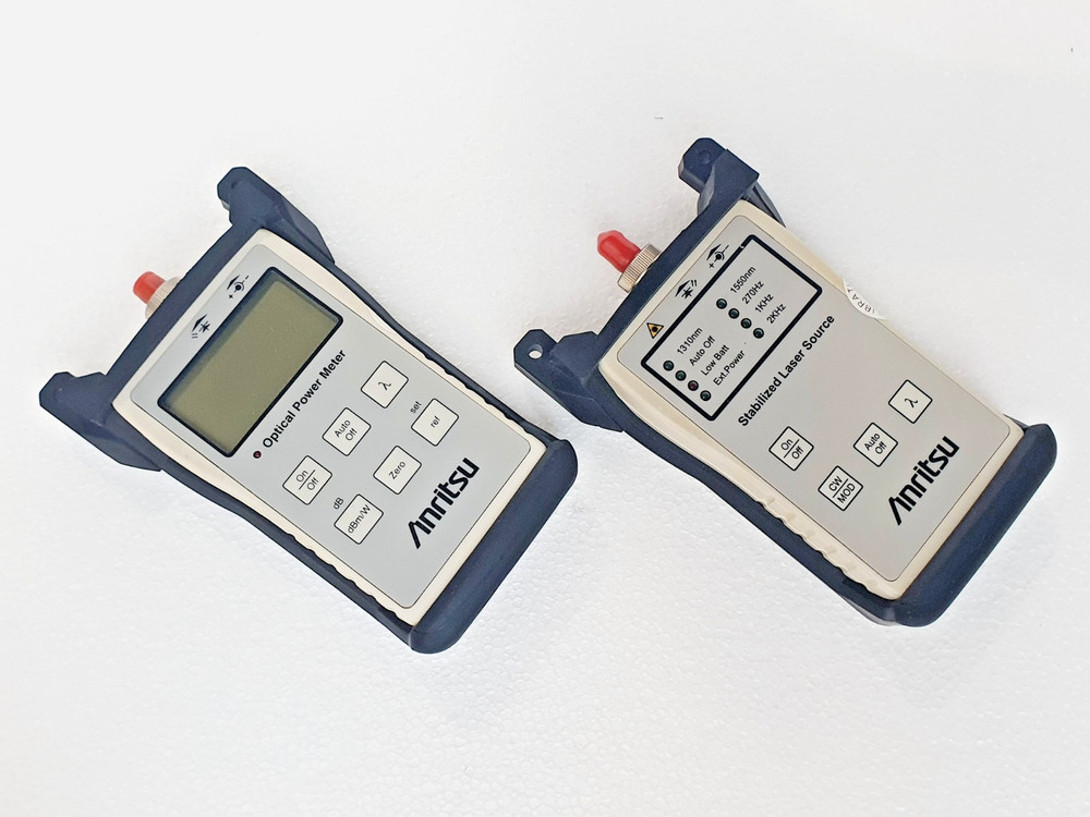 ANRITSU CMA5 Optical Light Source 5L35 + Optical Power Meter 5P100