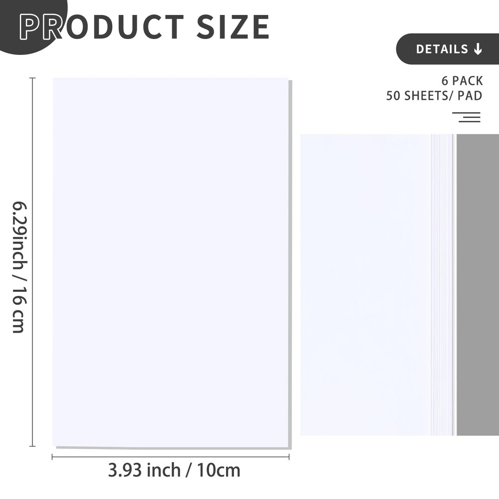 Note Pads Memo Pads Small Notepad 50 Sheets 4X6 note pad Scratch Pads for Wri...