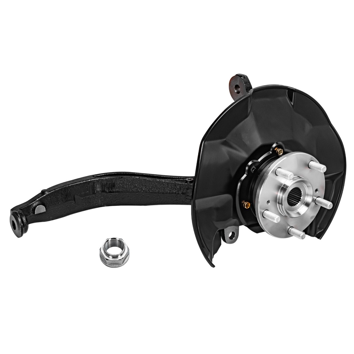 Front Steering Knuckles & Wheel Hub Bearings for 2009 2010-2012 Honda Accord TSX