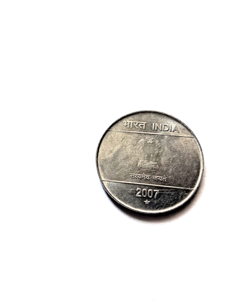 India 2 RUPEES 2007 UNC