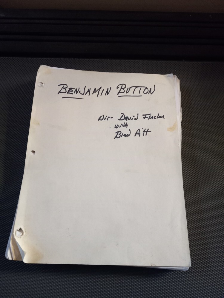 THE CURIOUS CASE OF BENJAMIN BUTTON -original script~Warner Bros~2005 GC