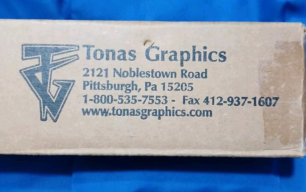 Tonas Graphics Thermal Printer Paper PP2000TG Blue On White SEALED
