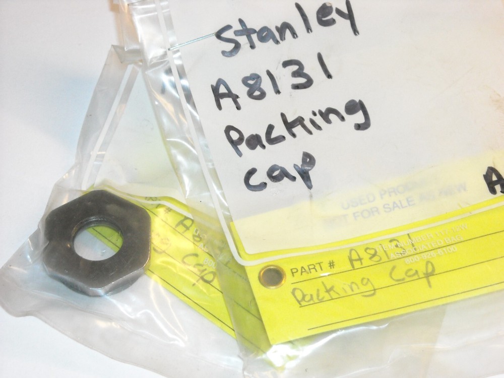 A8131, Stanley, Packing Cap, Stanley Assembly Tools, Used