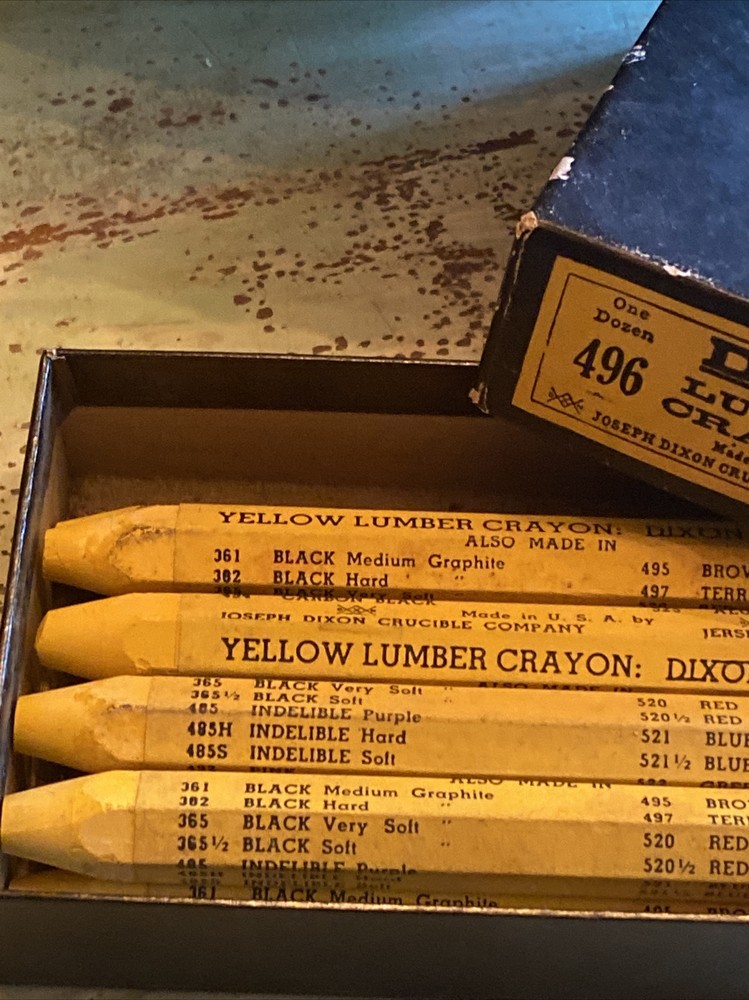 Dixon Brown Lumber Crayons 496 9 crayons