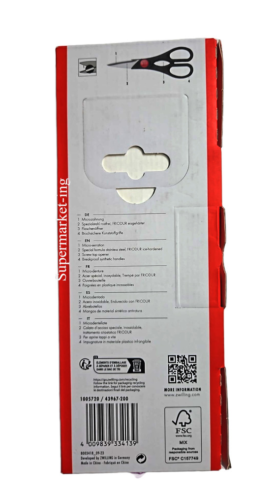 Zwillings 8 Inch Multi-Purpose Kitchen Shears High Quality Ergonomic Scissors