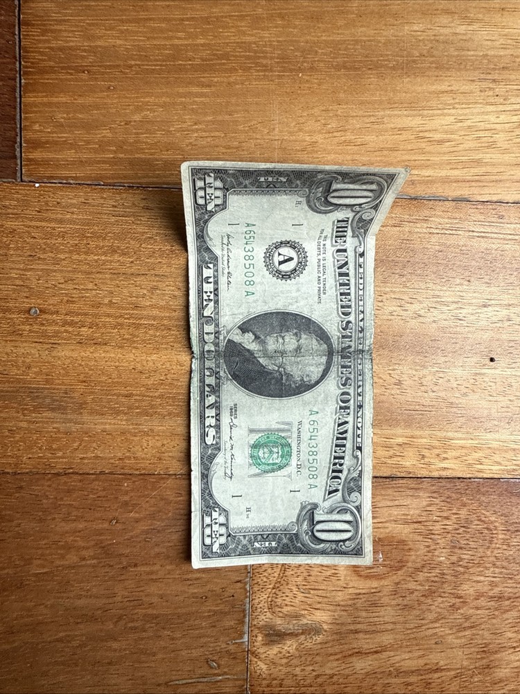 10 DOLLAR BILL 1969