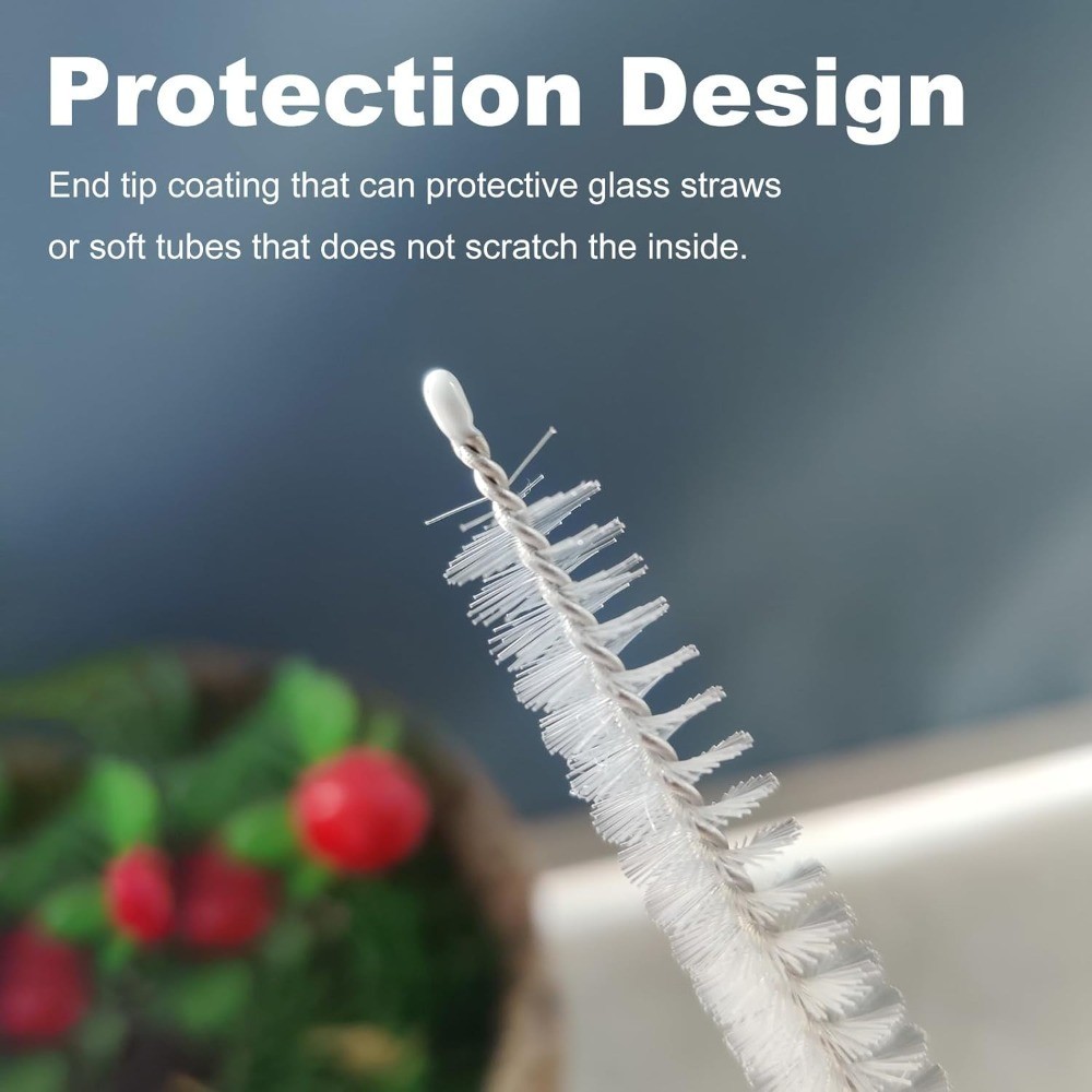Reusable Extra Long 6 Pack for 10mm Wide Drinking Straws