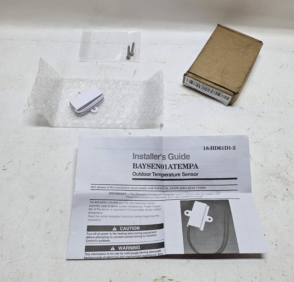 Trane BAYSEN01ATEMPAA Temperature Outdoor Sensor Wired