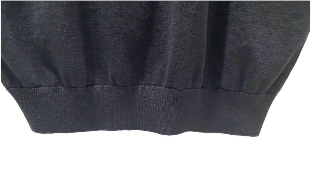 Pro Tour Vest Pullover Men’s Size Medium Black Gray Diamond Pattern 100% Cotton