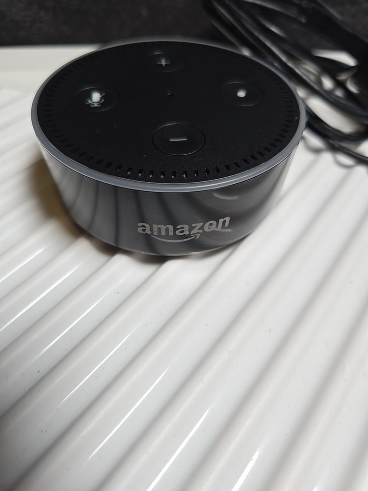 Amazon Echo Dot 2nd Generation Smart Speaker Black, RS03QR, Alexa Device