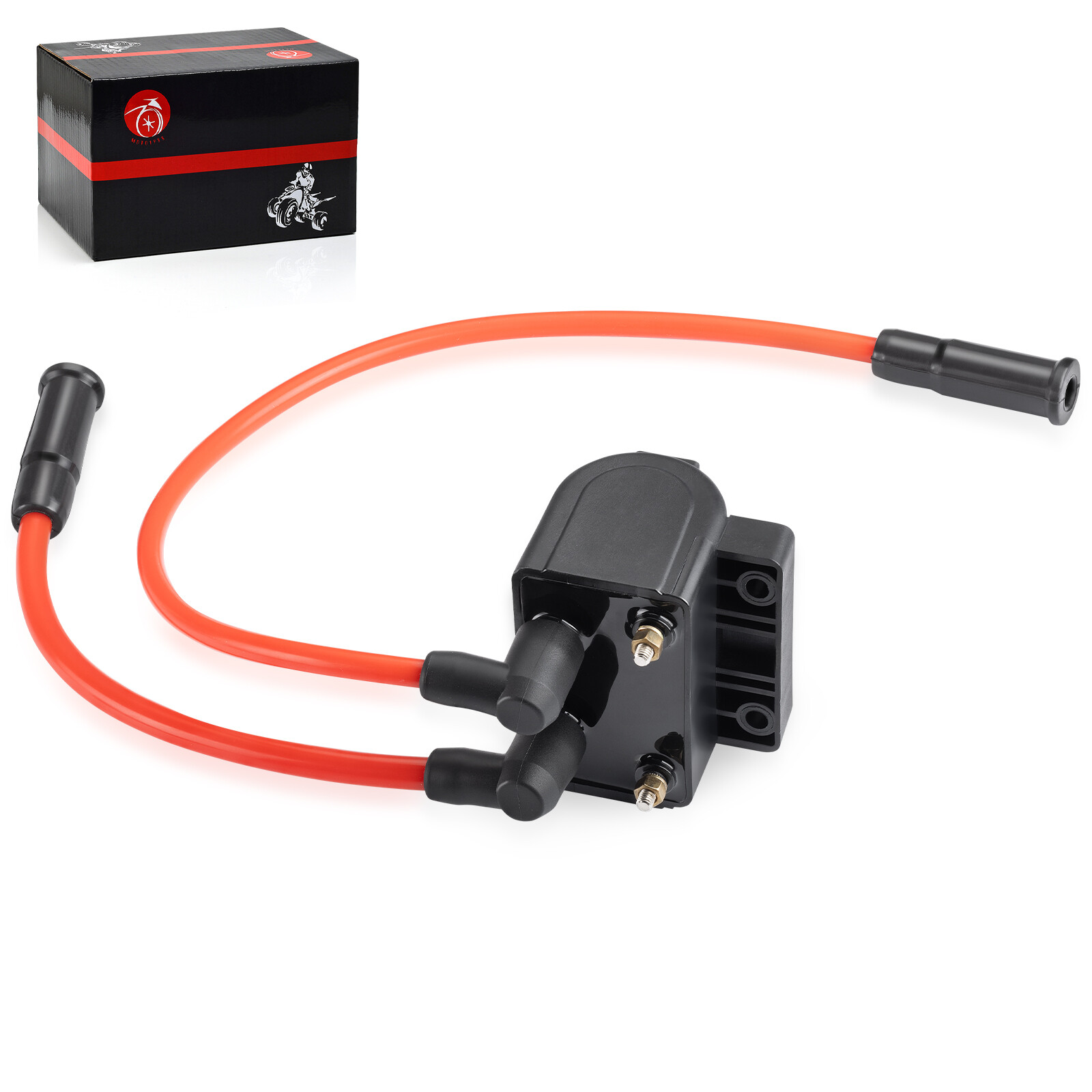 Ignition Coil W/ Spark Plug Wire Cap for Sportster 1200 XL1200 1991 1992 - 2003