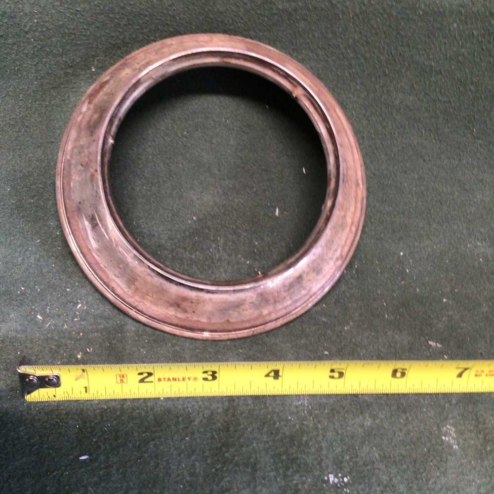 Silver plate Bowl Ring