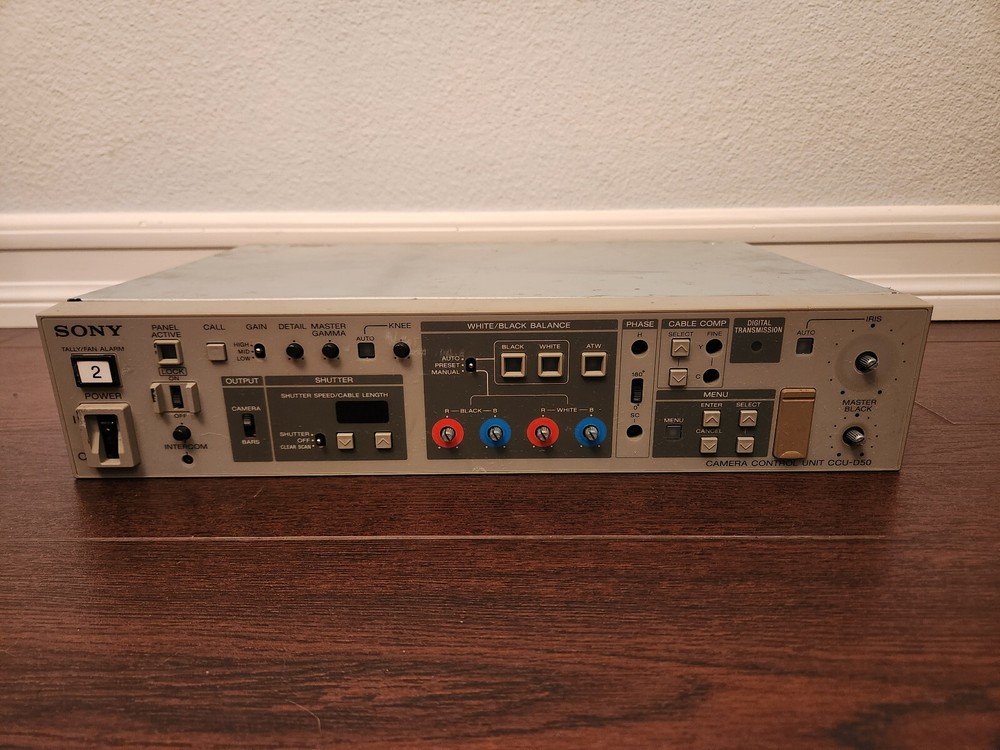 Sony CCU-D50 SDI Camera Control Unit #2 *Sold AS-IS*