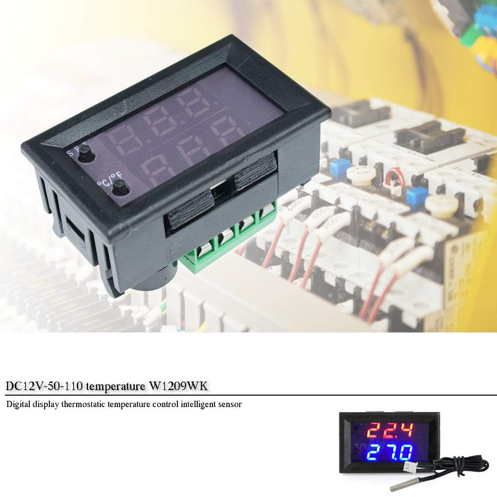 DC12V-50-110? W1209WK Digital Thermostat Temperature Control Smart Sensor