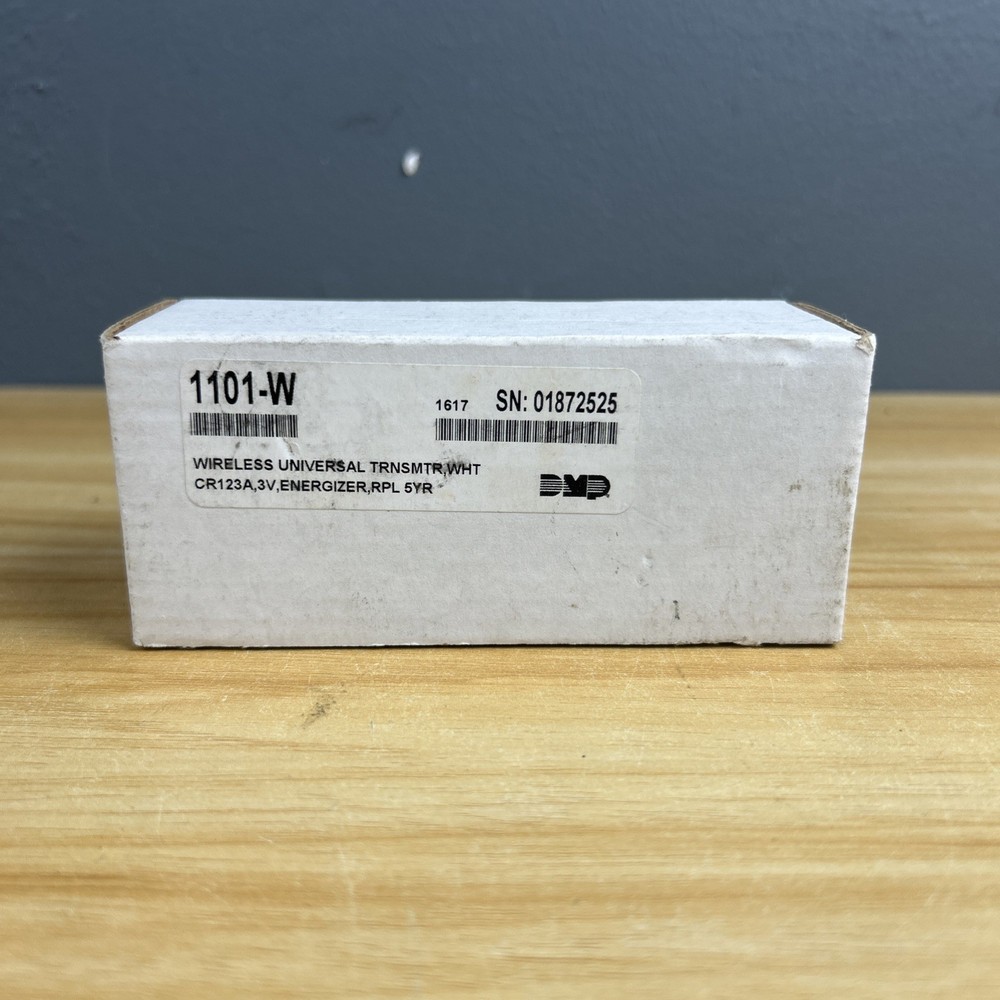 New DMP 1101-W White Security Alarm Wireless Universal Transmitter