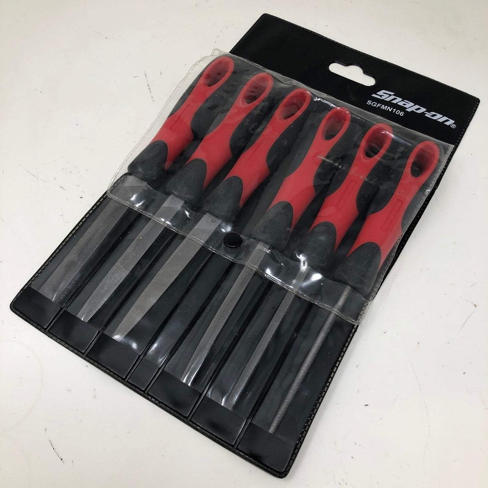 SGFMN106 Snap-On File Set - Miniature - Soft Grip - 6pc