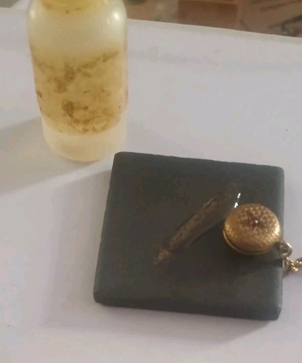 Antique 10 Kt. Yellow Gold and Bohemian Single Garnet Watch Fob