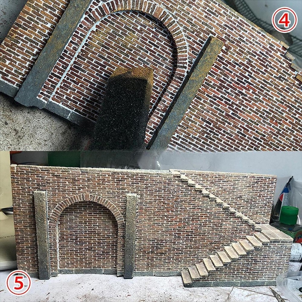 1/35 Building Model Kit Scenery Layout Easy Assembly Unpainted Open Air Workshop