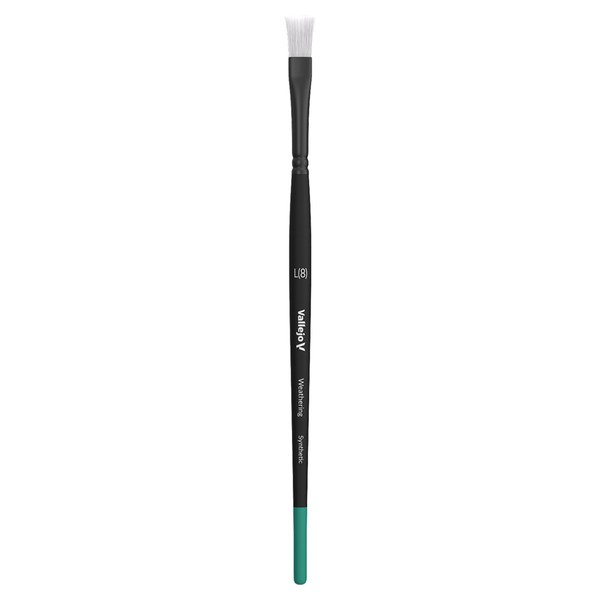 Vallejo Weathering Flat Brush Synthetic Large