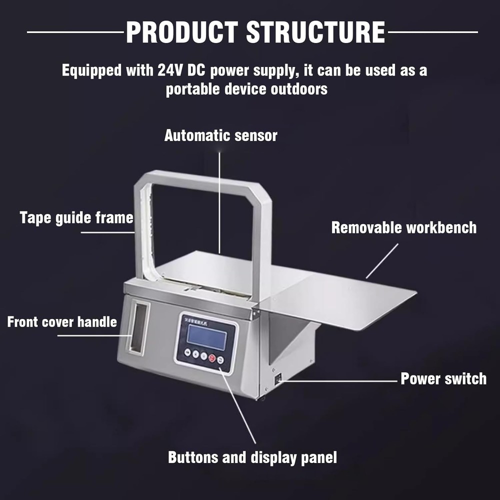 Article Vegetable Bundling Machine Supermarket Packaging and Bundling Tool 110V