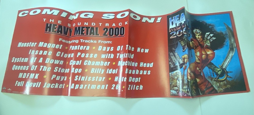 Heavy Metal 2000 Promo Poster / Banner