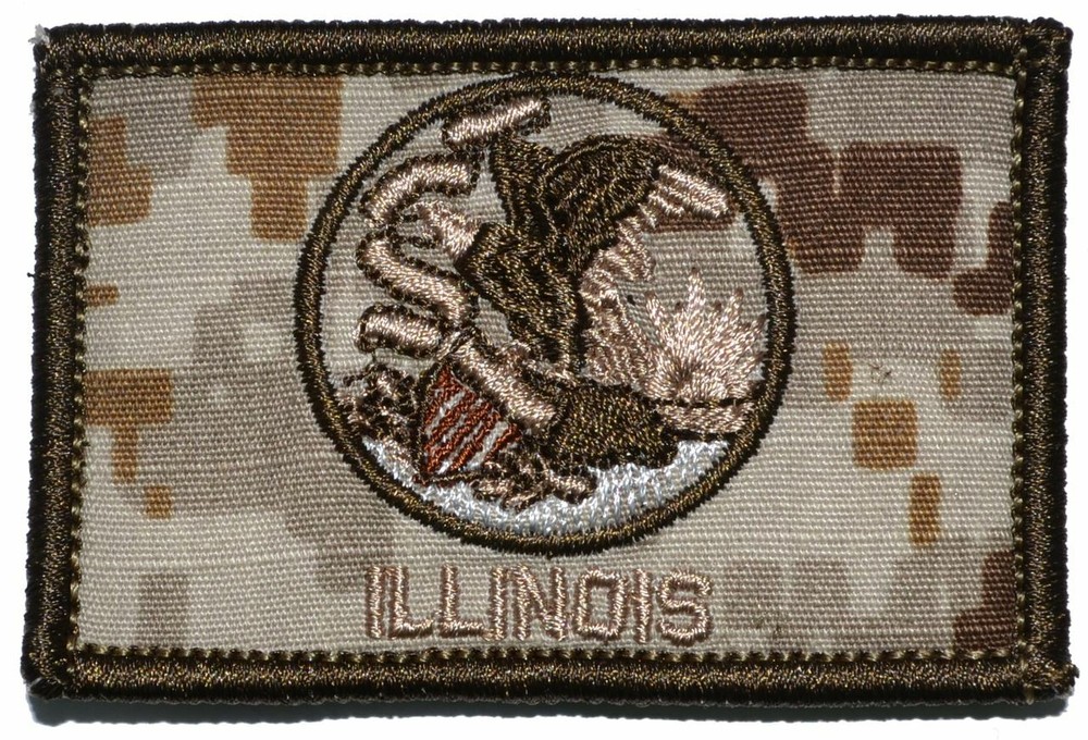Illinois State Flag - 2x3 Patch