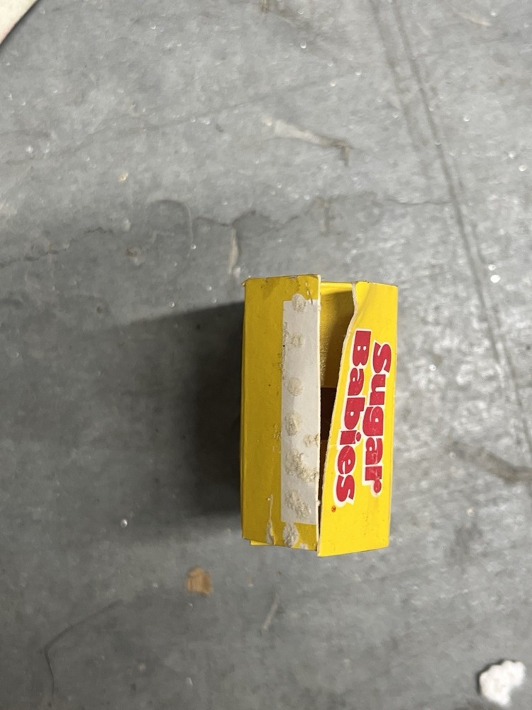VINTAGE 1980s SUGAR BABIES CANDY EMPTY BOX ONLY