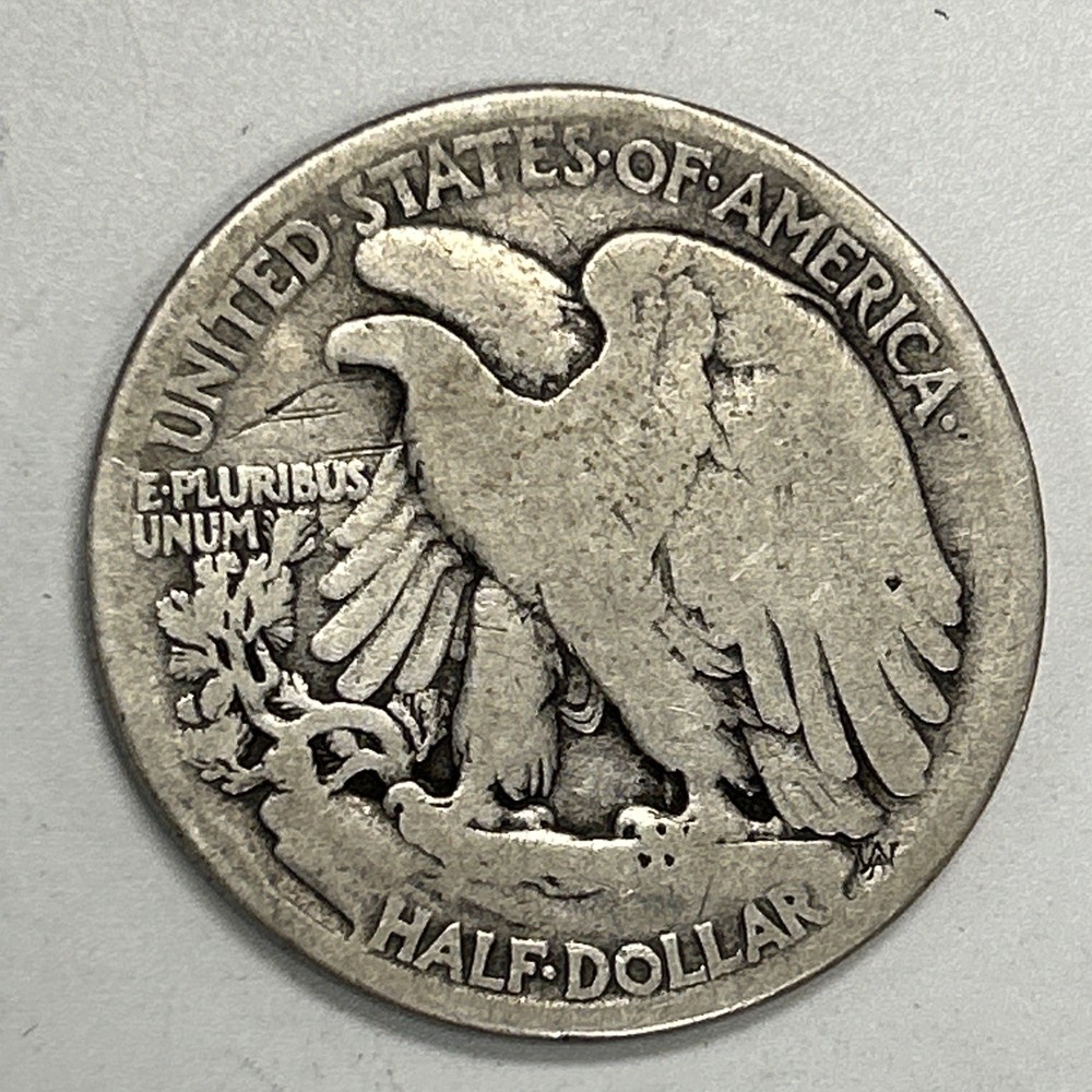 1916-S Walking Liberty Half Dollar.