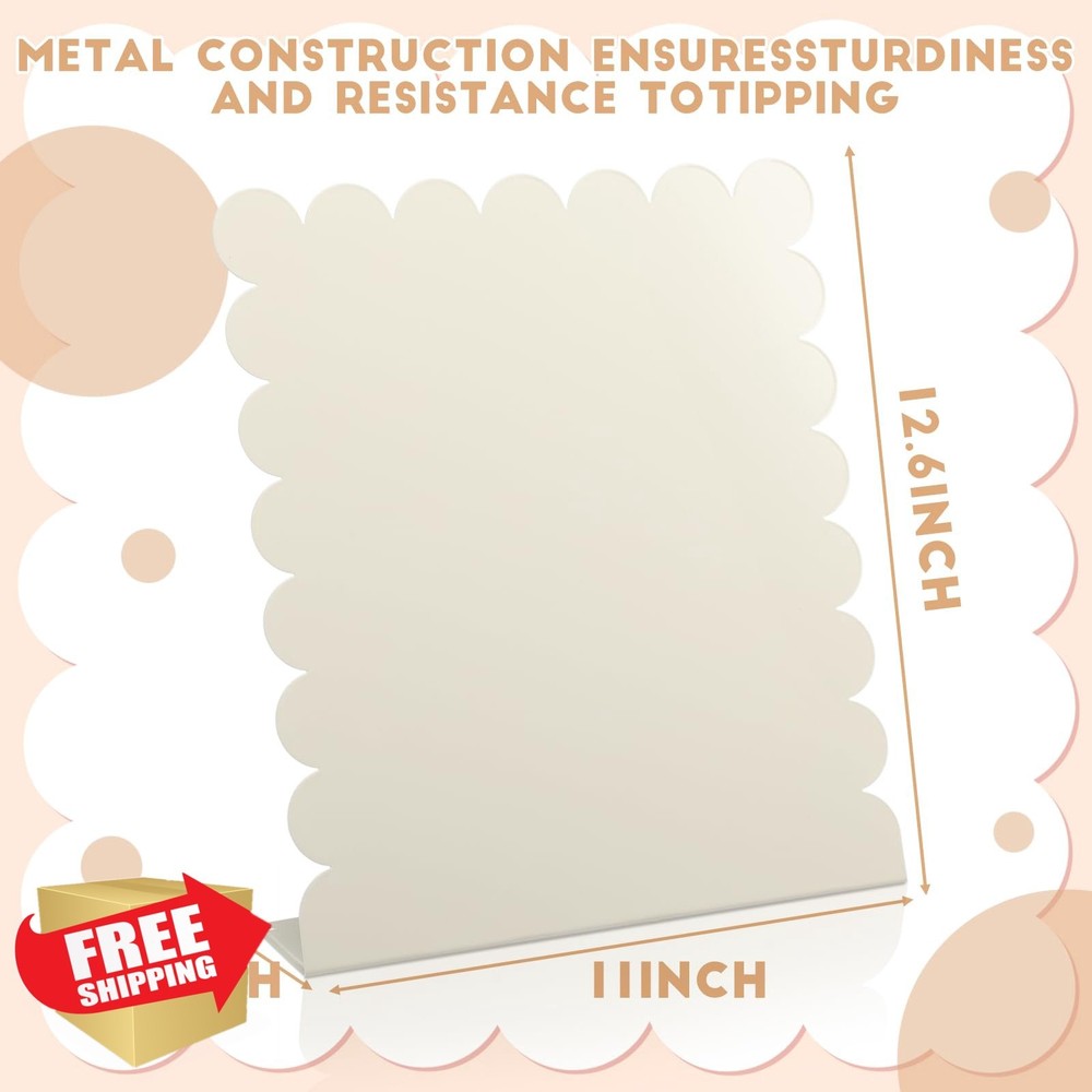 Gueevin Magnetic Board Desk Wall 12.6x11" White Medium