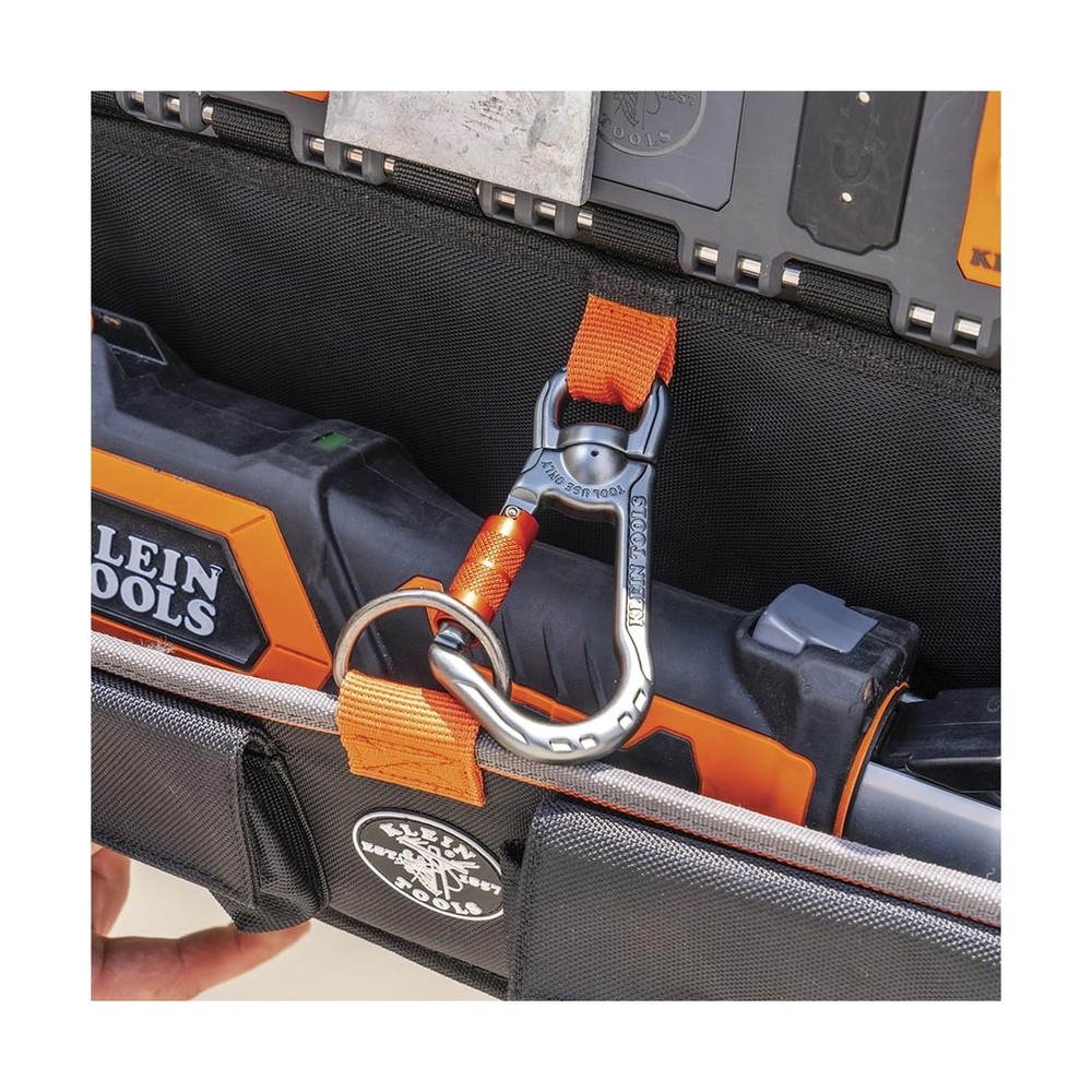 Klein Tools BC511S Bucket Work Center Large Tool Pouch, S Hook Rail System Ac...
