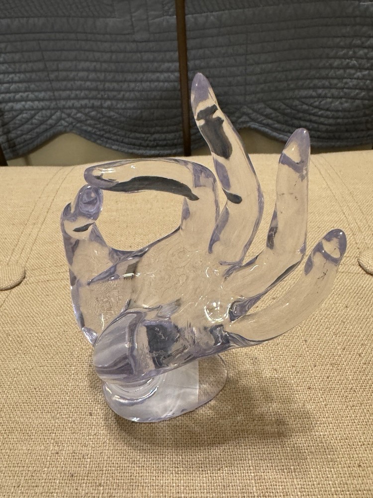 Clear Hand Form Display by Bead Landing New