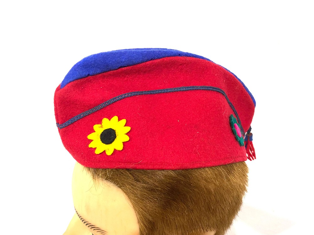 OLD KEPI CAP CAP BERET MILITARY OR CONSCRIPT VINTAGE COSTUME