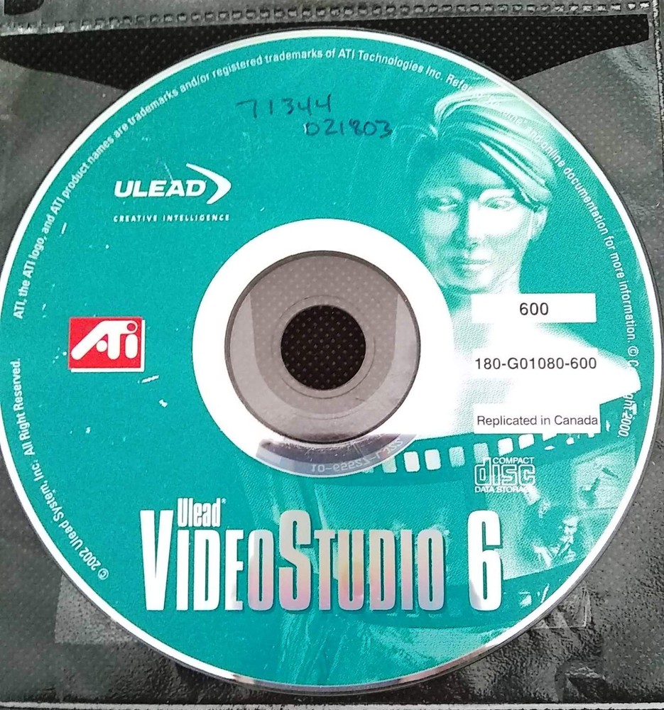 Ulead Video Studio 6 full version w/ Serial Number for Windows