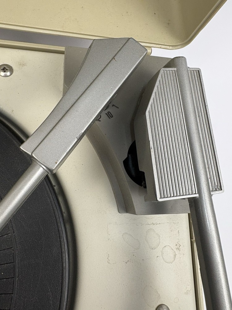 Vintage General Electric Portable Record Player, Solid State Automatic 4-Speed