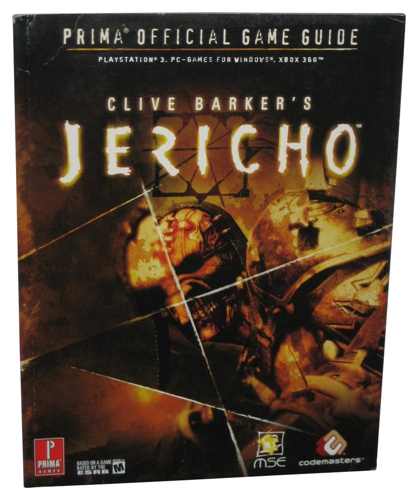 Clive Barker's Jericho Prima Games (2007) Official Strategy Guide Book