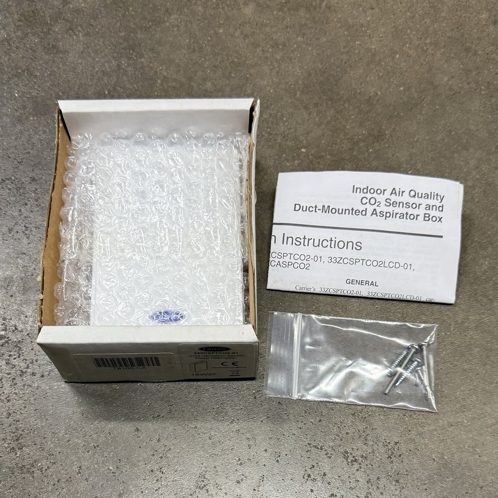 Carrier CO2 Ventilation Sensor w/LCD 33ZCSPTCO2-01