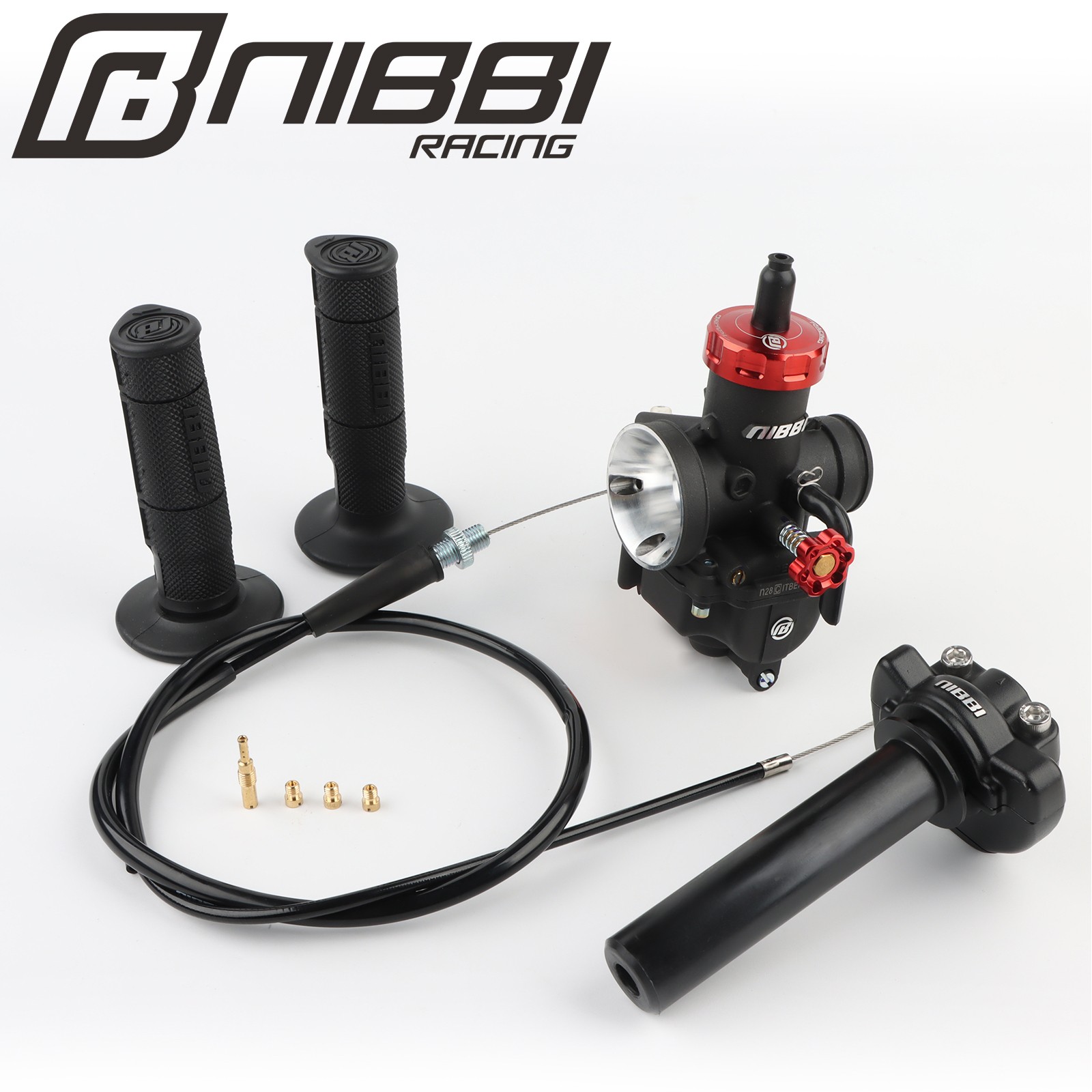 NIBBI 28mm Carburetor Throttle Cable Kit For Yamaha Blaster 200 YFS200 1988-2006