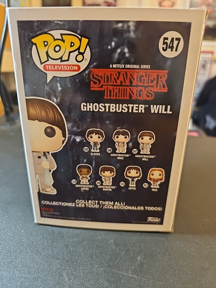 Funko Pop! Vinyl Stranger Things Ghostbuster Will #547