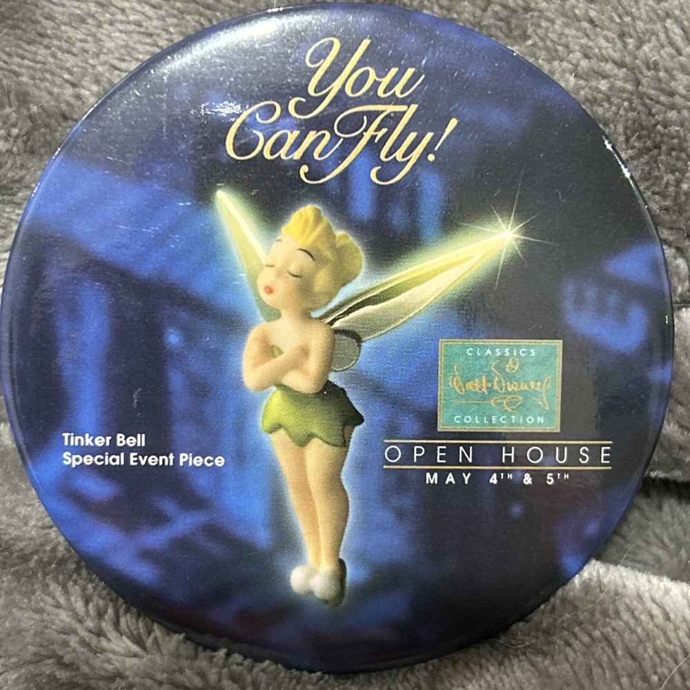 WDCC "You Can Fly" Tinker Bell Special Event Pin Button
