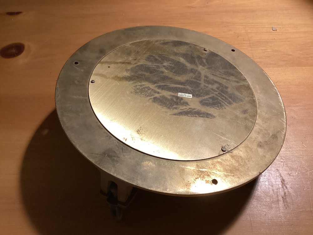 Vintage Accuracy Quartz Brass Clock