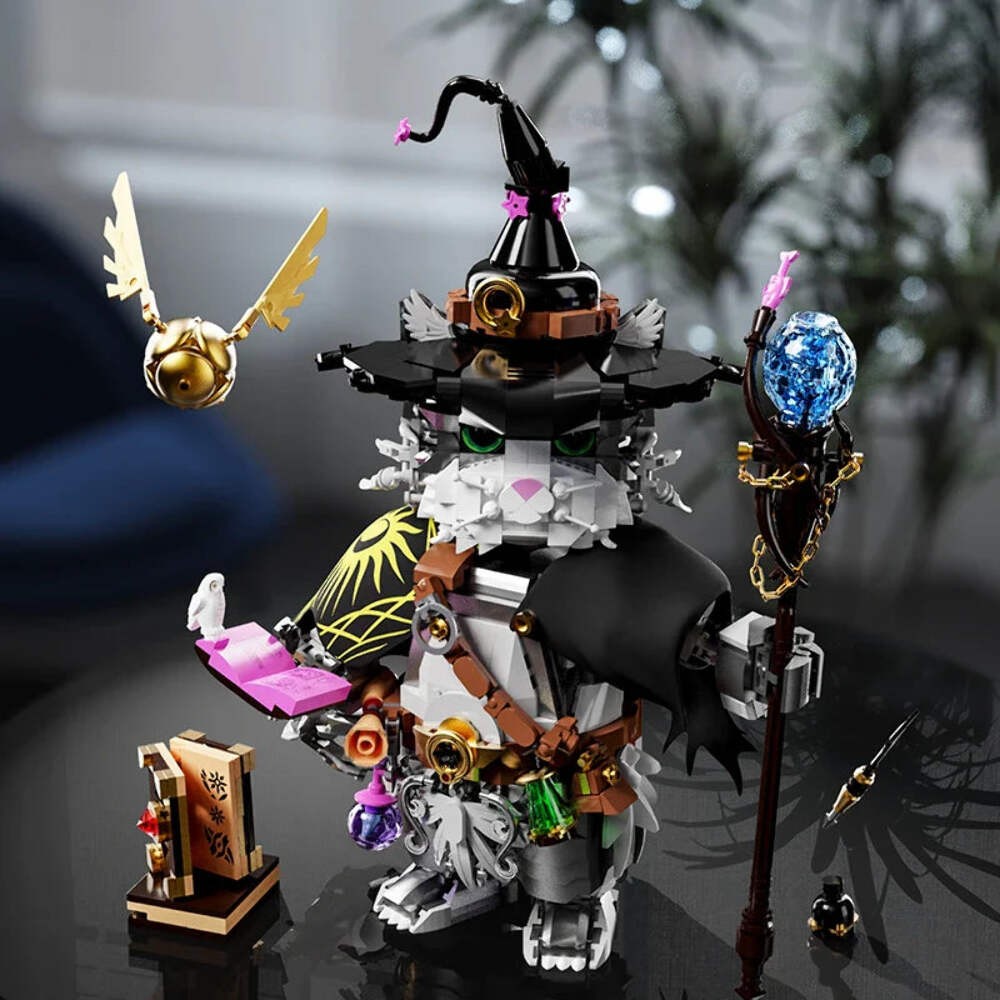 Wizard Owl MOC Building Set - Creative Blocks for All Ages