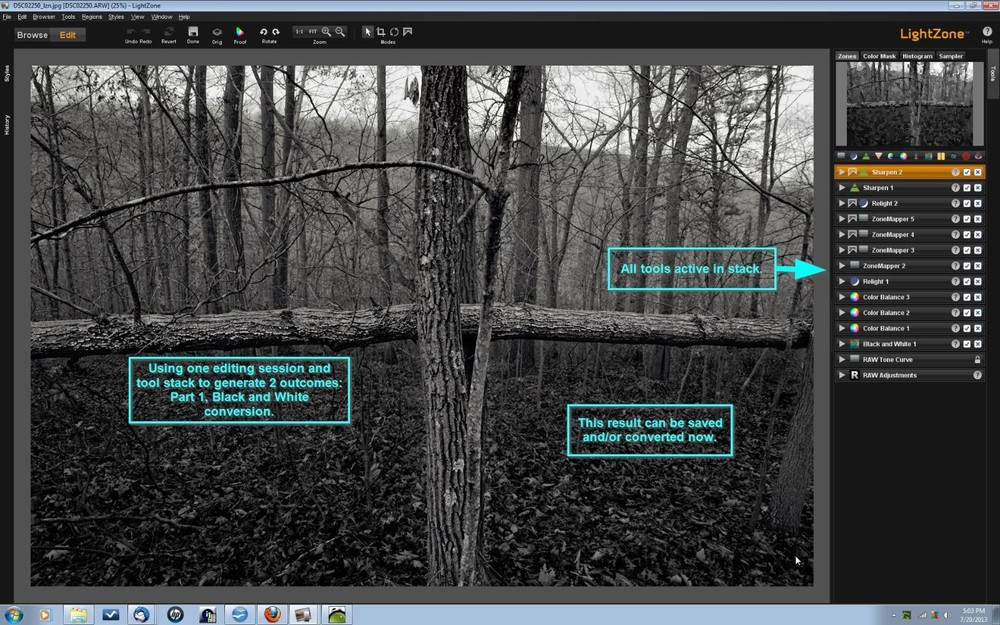 Pro Digital Photo Camera RAW Image Editing Lightroom-Darkroom Software Program