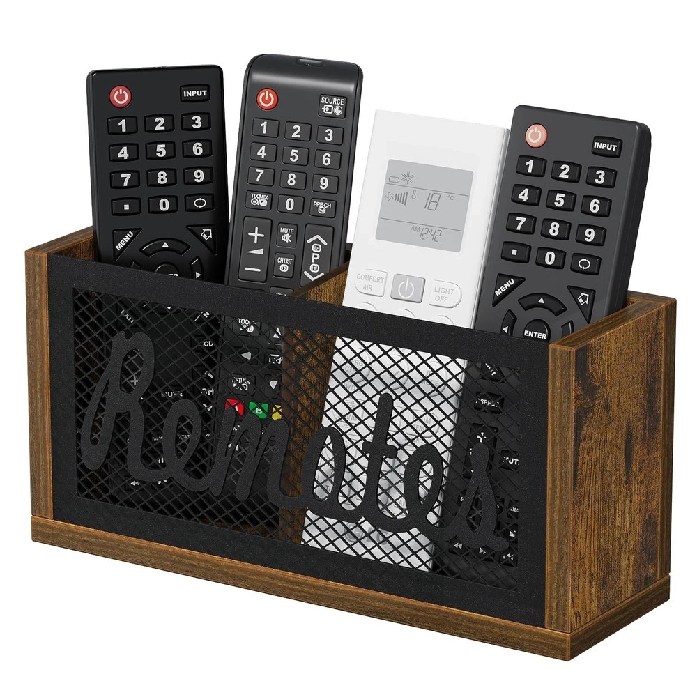 Remote Control Holder Wall Mount TV for Caddy for Table Organizer Divided
