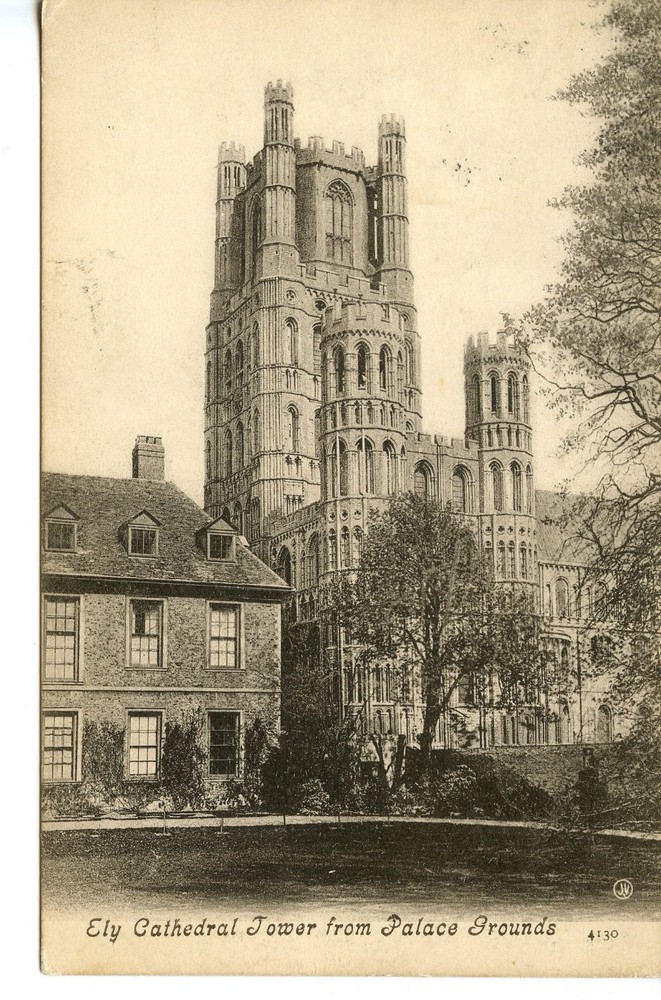 UNITED KINGDOM - ELY CATHEDRAL TOWER FROM PALACE GROUNDS - PC281