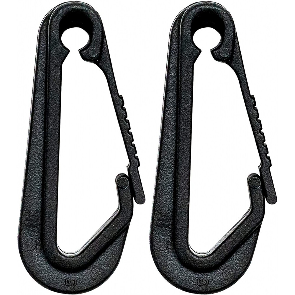 GEAR AID Snap Hooks, Set of 2, Black