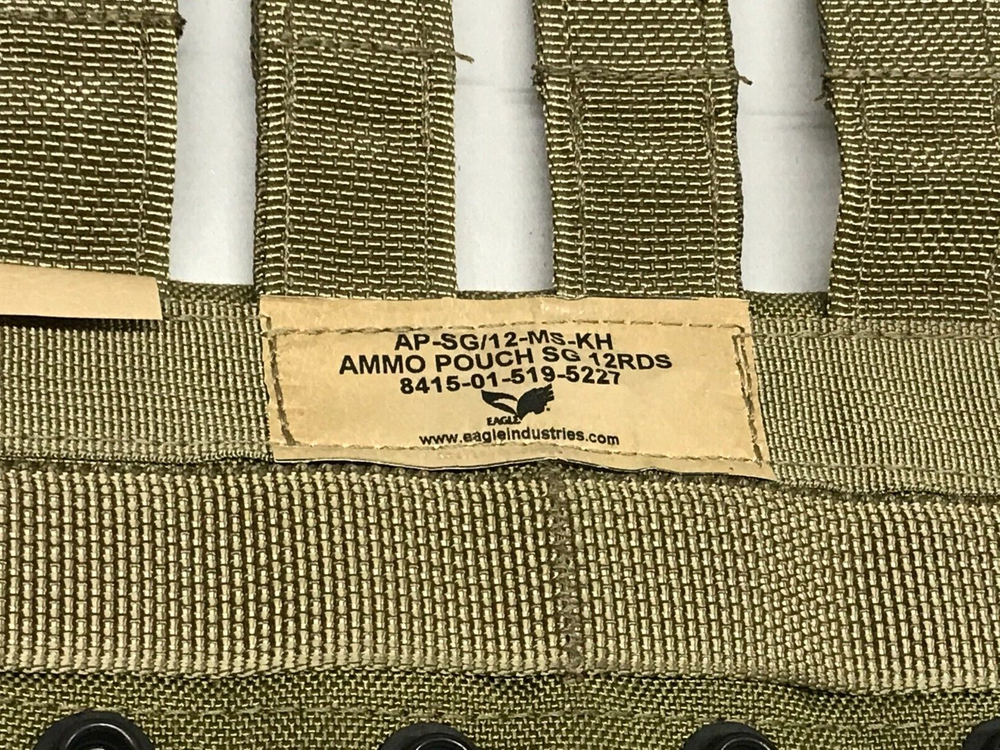 Shotgun Shell Pouch 12 Round Eagle Industries Khaki